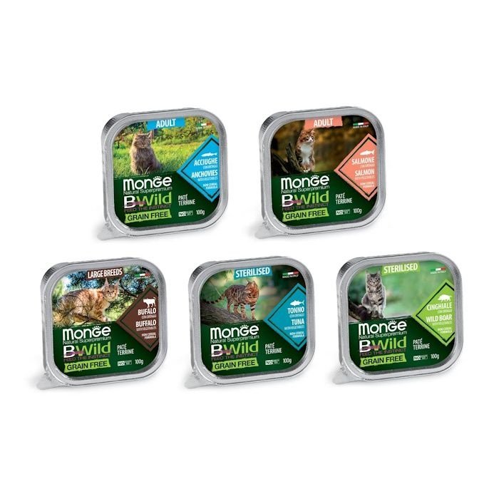 Monge BWild Cat pašteta 100g Monge BWild Cat pašteta 100g