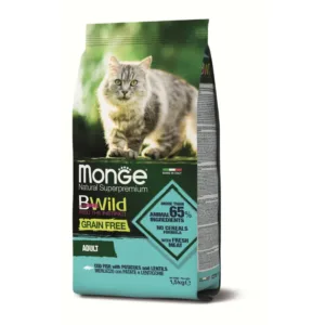 Monge Bwild Cat GF Bakalar i krompir 1.5kg