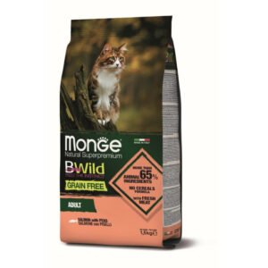 Monge Bwild Cat GF Losos i grašak 1.5kg