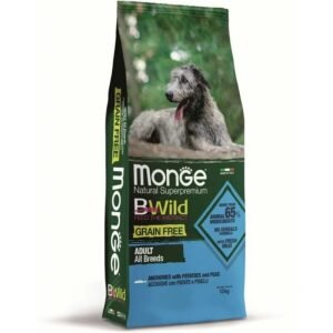 Monge Bwild Dog GF Inćun, krompir i grašak 12kg