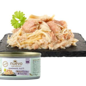Nuevo Cat kozerva HANDMADE NATURAL Fileti - Piletina i tuna 70g