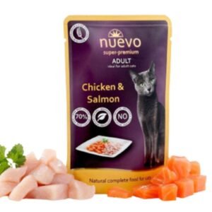 Nuevo Cat preliv Adult - Losos i piletina 16x85g