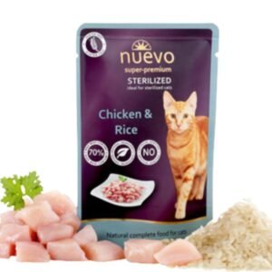 Nuevo Cat preliv Adult Sterilized - Piletina 16x85g