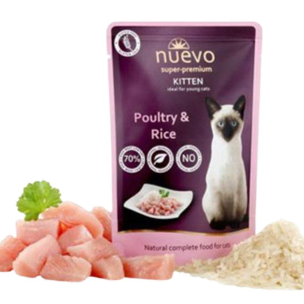 Nuevo Cat preliv Kitten - Piletina 16x85g Nuevo Cat preliv Kitten - Piletina 16x85g