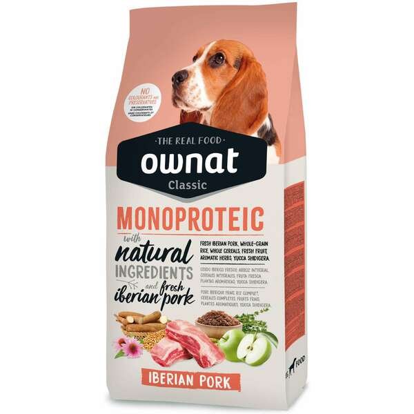 Ownat Classic Dog MONOPROTEIN Iberian pork 12kg Ownat Classic Dog MONOPROTEIN Iberian pork 12kg