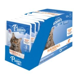Plaisir Care Cat preliv - Hairball 12x85g