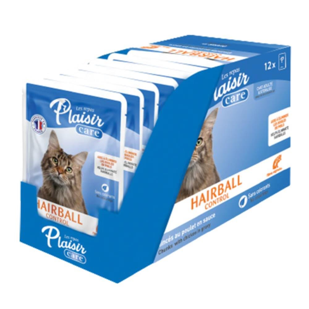 Plaisir Care Cat preliv - Hairball 12x85g Plaisir Care Cat preliv - Hairball 85g