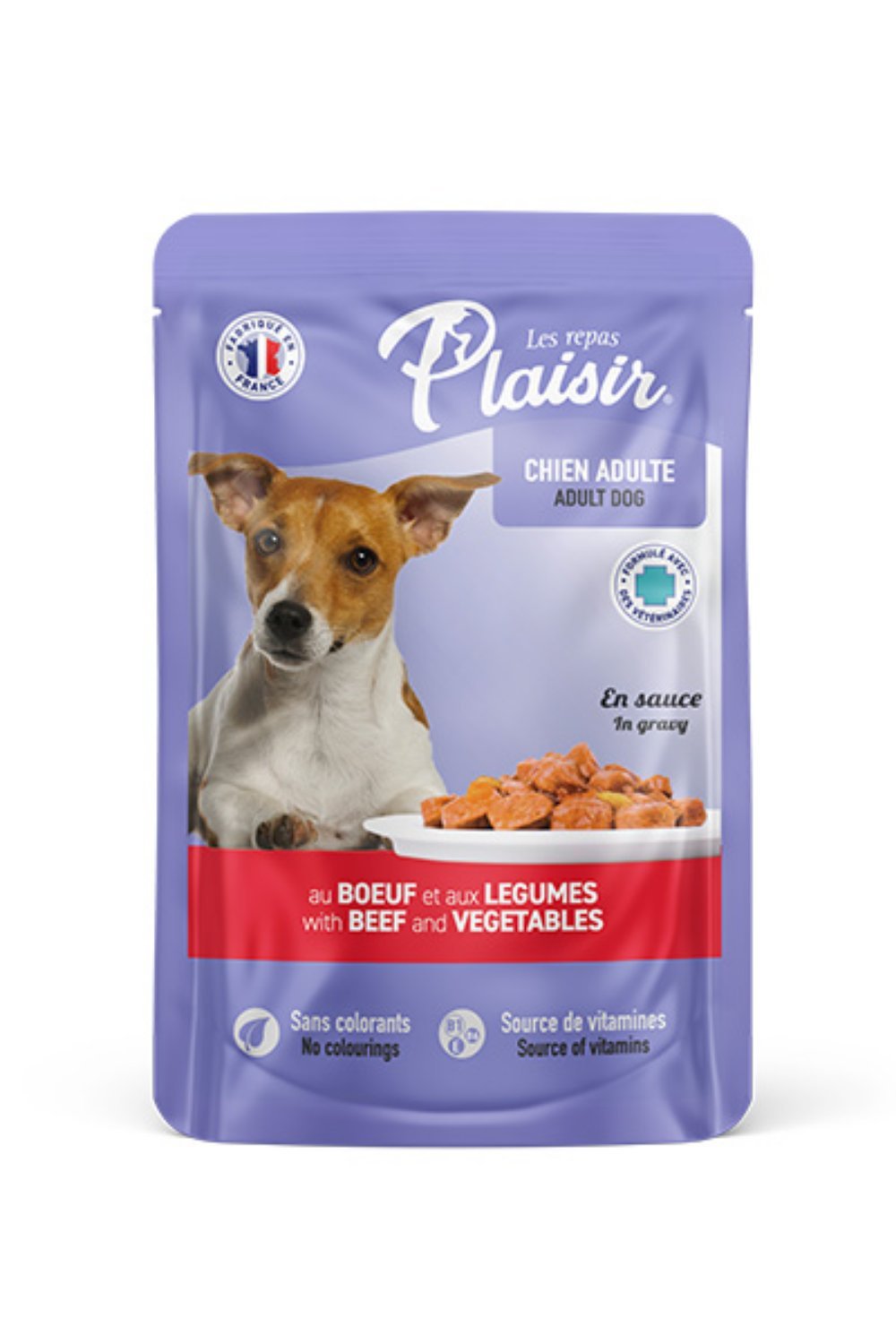 Plaisir Dog preliv Adult - Govedina i povrće 100g Plaisir Dog preliv Adult - Govedina i povrće 100g