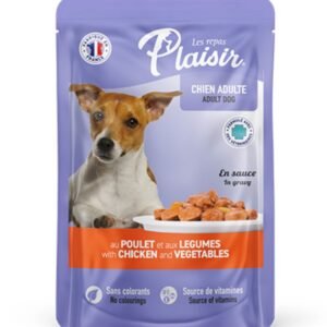 Plaisir Dog preliv Adult - Piletina i povrće 100g