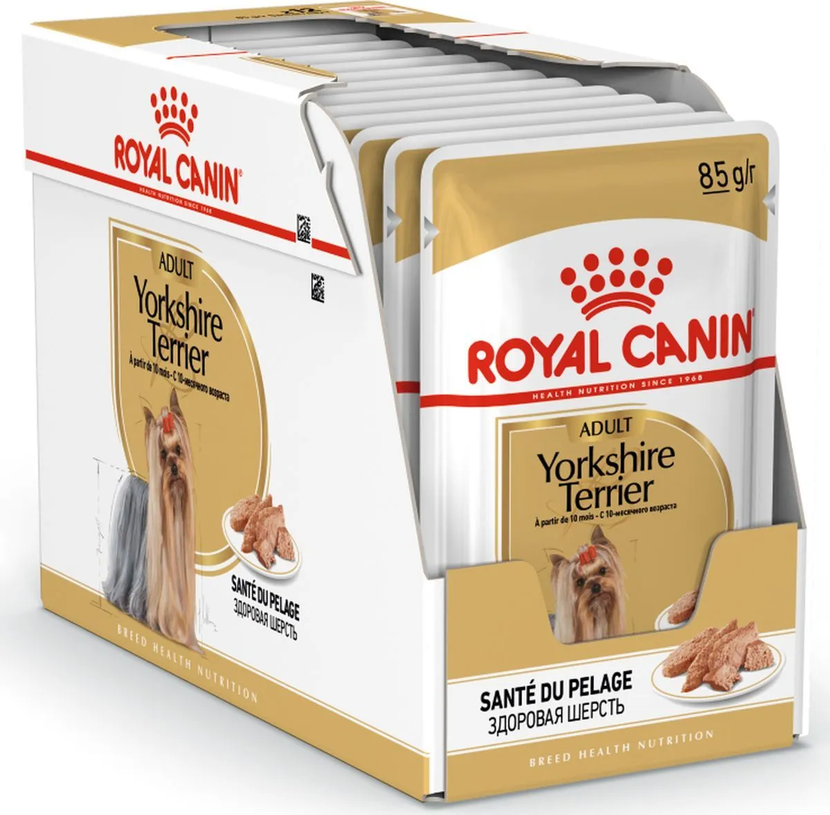 Royal Canin Yorkshire Loaf Dog Adult 12x85g2 Royal Canin Yorkshire Loaf Dog Adult 12x85g - Dont Ker Pet Shop
