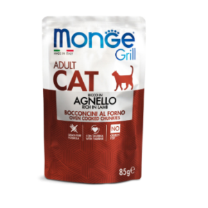 Monge Cat Grill sos Jagnjetina 28x85g
