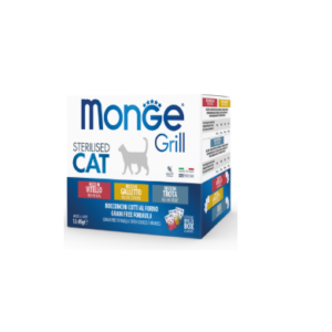 Monge Cat Grill sos Mix Sterilised 12x85g