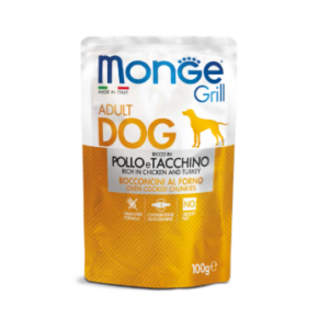 Monge Dog Grill sos Piletina i ćuretina 24x100g