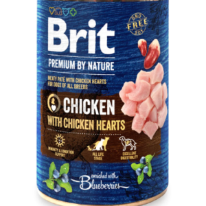 BRIT Premium Dog konzerva – Piletina sa srcima