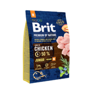 BRIT Premium Dog Junior Medium – Piletina