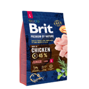 BRIT Premium Dog Junior Large – Piletina 15kg