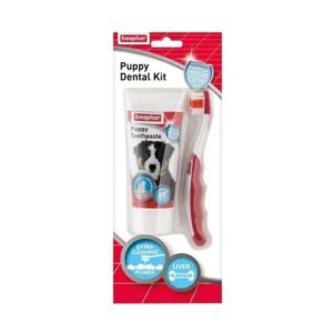 Beaphar Puppy Dental kit četkica i pasta 50g