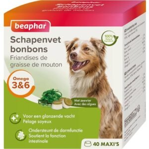 Beaphar poslastice Ovčetina i morske alge Medium/Maxi 245g