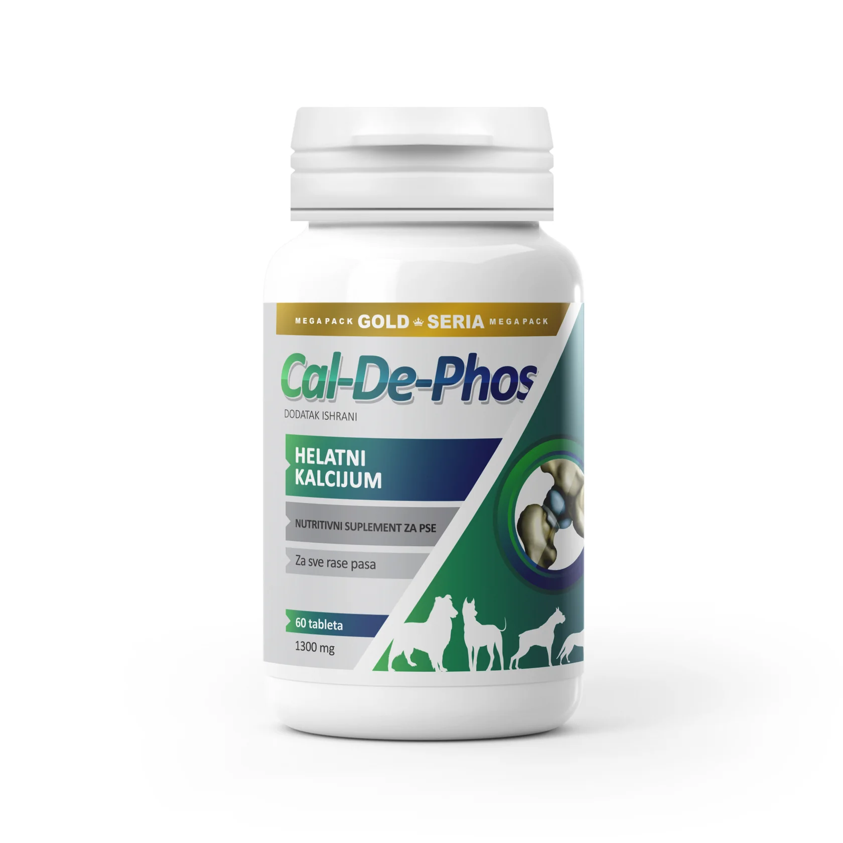 Cal+De+Phos Gold 1300mg – 60 tableta Cal+De+Phos Gold 1300mg – 60 tableta