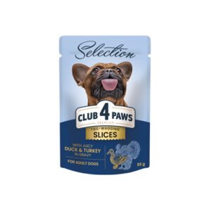 Club4Paws Mini komadići u sosu Pačetina i Ćuretina 85g