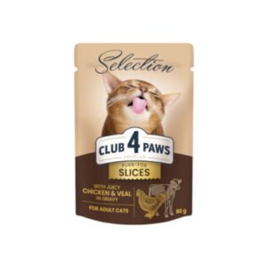 Club4Paws komadići u sosu Piletina i Teletina 80g