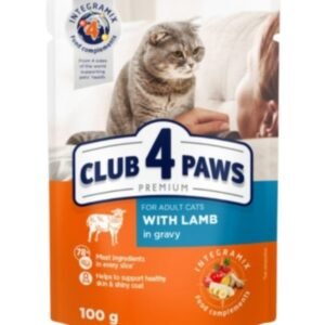 Club4Paws sos za mačke Jagnjetina 100g