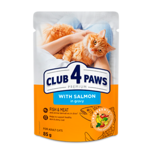 Club4Paws sos za mačke Losos 85g