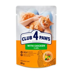 Club4Paws sos za mačke Piletina u želeu 85g