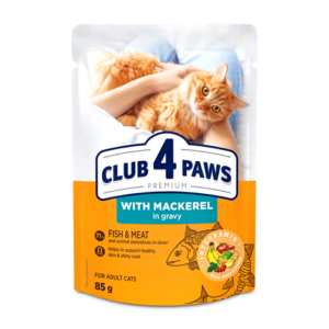 Club4Paws sos za mačke Skuša 85g
