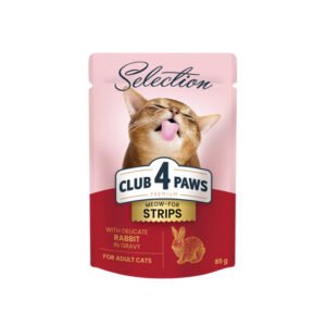 Club4Paws sos za mačke Strips File Zečetina 85g
