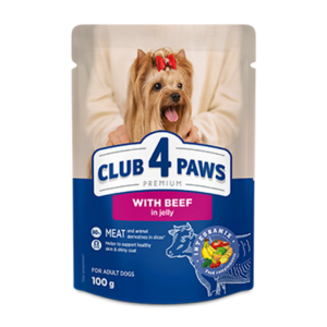 Club4Paws sos za pse Govedina u želeu 100g