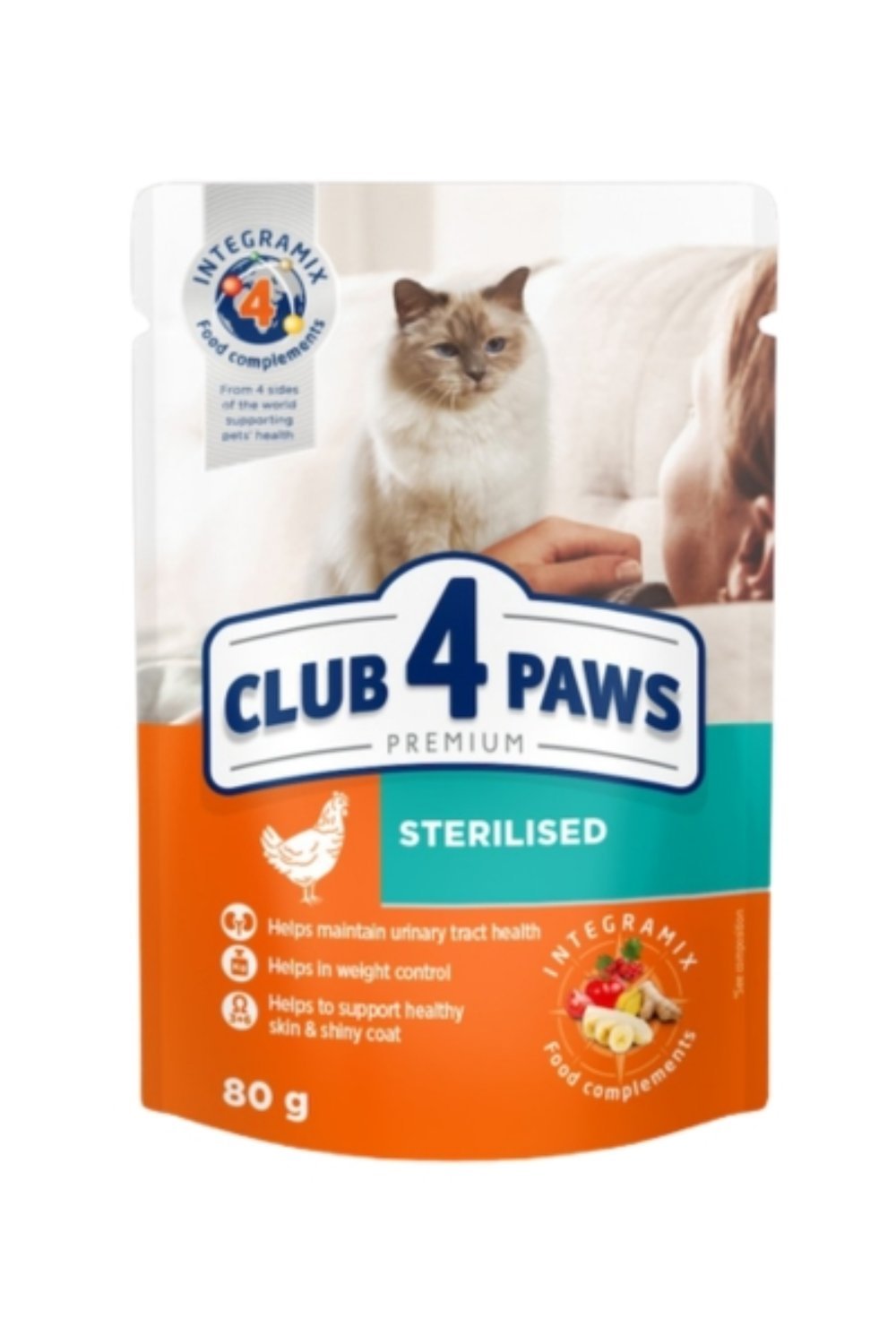 Club4Paws sos za sterilisane mačke Sterillised 80g Club4Paws sos za sterilisane mačke Sterillised 80g