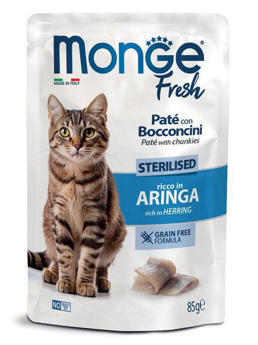 Monge Fresh Cat sos GF Adult – Haringa 85g Monge Fresh Cat sos GF Adult – Haringa 85g
