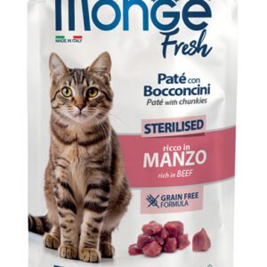 Monge Fresh Cat sos GF Adult – Govedina 85g