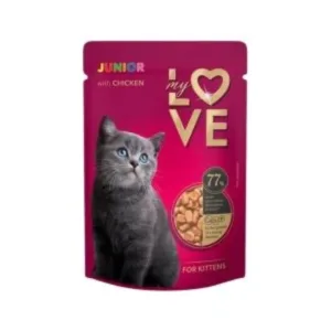 My Love sos za mačiće Kitten Piletina 85g