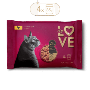 My Love sos za mačke Piletina 4x85g