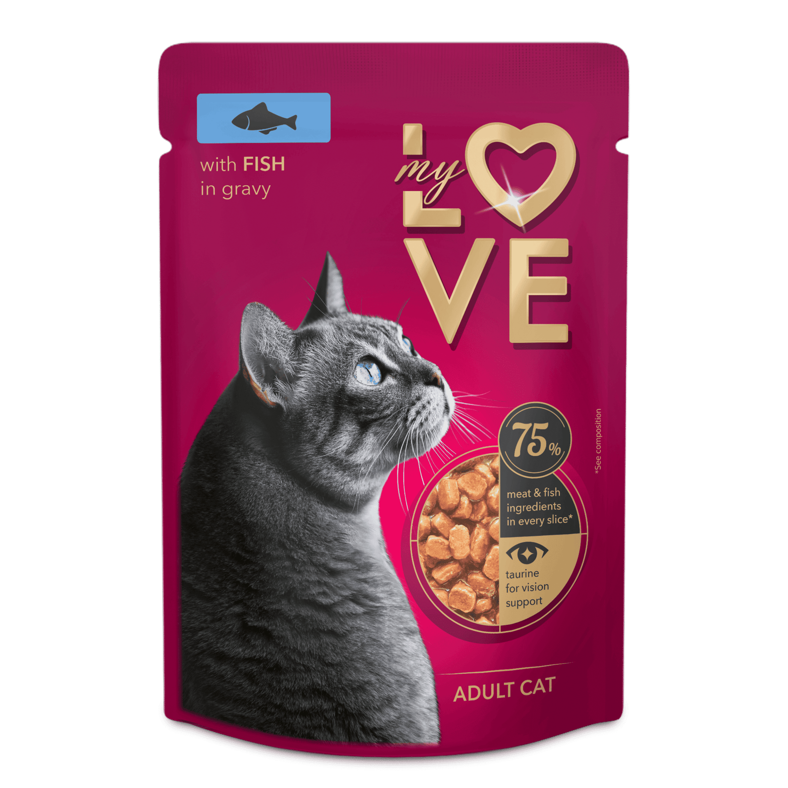 My Love sos za mačke Riba 85g My Love sos za mačke Riba 85g