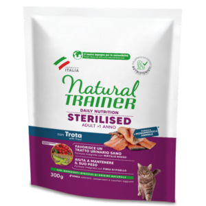 Natural Trainer Cat Adult Sterilised Pastrmka