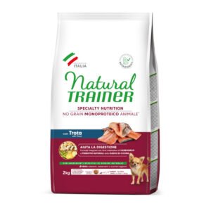 Natural Trainer Dog Adult Mini Sensitive No Grain Pastrmka