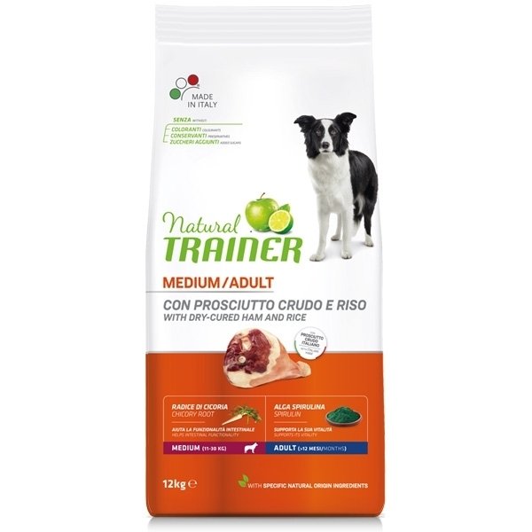 Natural Trainer Dog Medium Adult Šunka Natural Trainer Dog Medium Adult Šunka