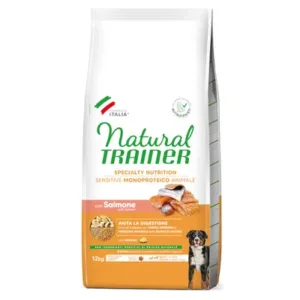 Natural Trainer Dog Medium & Maxi Adult Sensitive No Gluten Losos