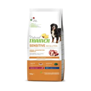 Natural Trainer Dog Medium & Maxi Adult Sensitive No Gluten Pačetina