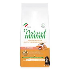 Natural Trainer Dog Medium & Maxi Puppy Sensitive No Gluten Losos