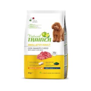 Natural Trainer Dog Small&Toy Adult Govedina