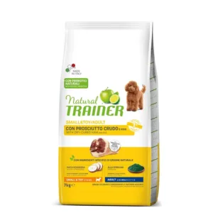 Natural Trainer Dog Small&Toy Adult Sirova Šunka