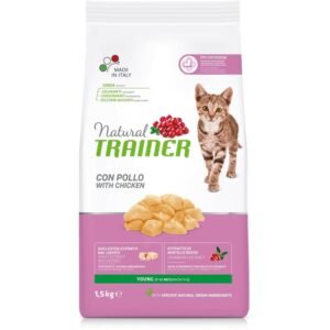 Natural Trainer Young Cat Piletina 1.5kg