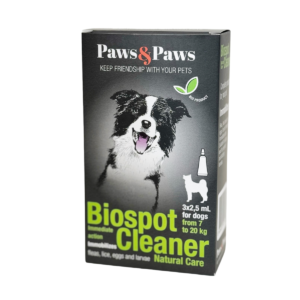 Paws&Paws Biospot Cleaner za Pse do 20kg 1x2.5ml