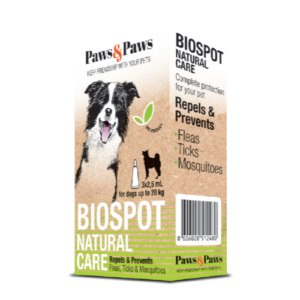 Paws&Paws Biospot On Natural za Pse 7-20kg 3x2.5ml
