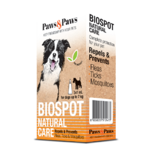 Paws&Paws Biospot On Natural za Pse do 7kg 3x1ml