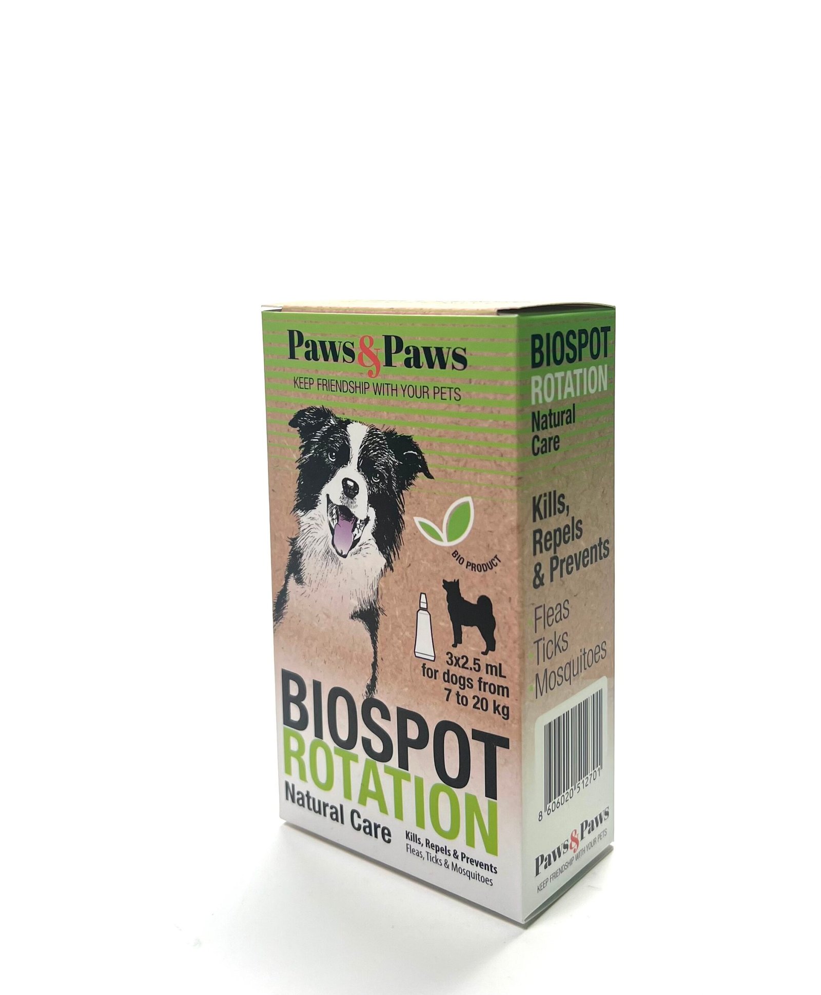Paws&Paws Biospot Rotation za pse do 20kg 3x2.5ml Paws&Paws Biospot Rotation za pse do 20kg 3x2.5ml